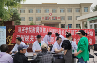 【“三抓三促”进行时】我院骨三科赴廿里堡开展健康义诊活动