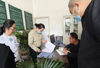 我院迎接全市第三季度医疗废物医疗废水规范管理排查整治联合检查